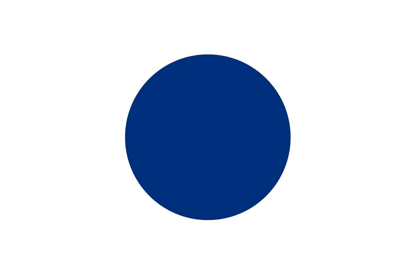 The image features a minimalist design with a simple composition. Dominating the center is a large, solid blue circle set against a stark white background, creating a striking contrast that draws immediate attention. The circle is perfectly round and uniformly colored, suggesting a focus on geometric precision and simplicity. The use of a single color against the white background enhances the boldness of the blue, which can evoke feelings of calmness and stability.
This style of illustration might be used in contexts where clarity and directness are paramount, such as in logos or modern art pieces. The absence of additional elements like text, patterns, or textures maintains the purity of the design, allowing for interpretations focused solely on form and color. The artwork is likely digital, as indicated by the clean lines and consistent coloring.