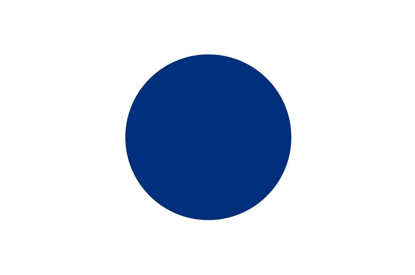 The image features a minimalist design with a simple composition. Dominating the center is a large, solid blue circle set against a stark white background, creating a striking contrast that draws immediate attention. The circle is perfectly round and uniformly colored, suggesting a focus on geometric precision and simplicity. The use of a single color against the white background enhances the boldness of the blue, which can evoke feelings of calmness and stability.
This style of illustration might be used in contexts where clarity and directness are paramount, such as in logos or modern art pieces. The absence of additional elements like text, patterns, or textures maintains the purity of the design, allowing for interpretations focused solely on form and color. The artwork is likely digital, as indicated by the clean lines and consistent coloring.