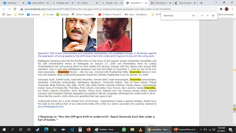 Building the Chandrika Evidence File While Dreaming of a Presidential Run