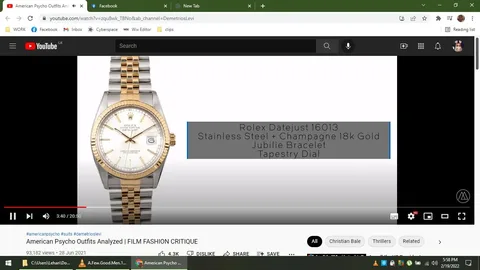 Rolex Dial, American Psycho
