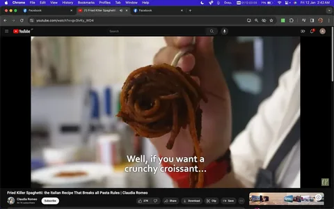 Croissant Obsession, Fried Spaghetti